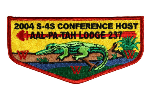 Lodge 237 Aal-Pa-Tah Flap S-72 2004 S-4S Conference Host
