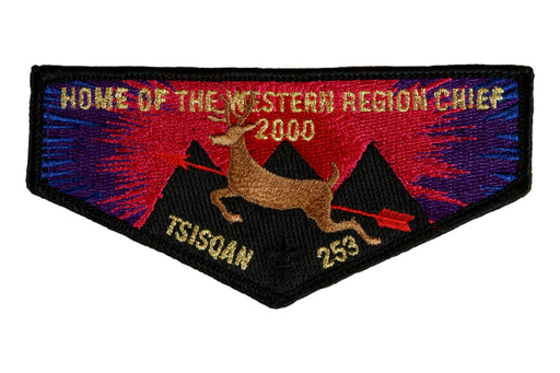 Lodge 253 Tsisqan Flap S-33 Home of the Western Region Chief 2000