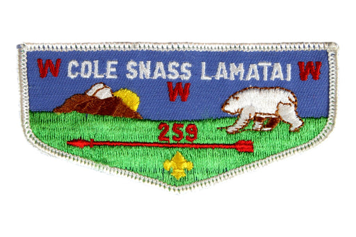Lodge 259 Cole Snass Lamatai Flap F-1