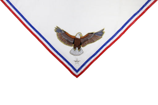 Custom Embroidered Neckerchief for Eagle Scout Mothers - Appliqued Eagle