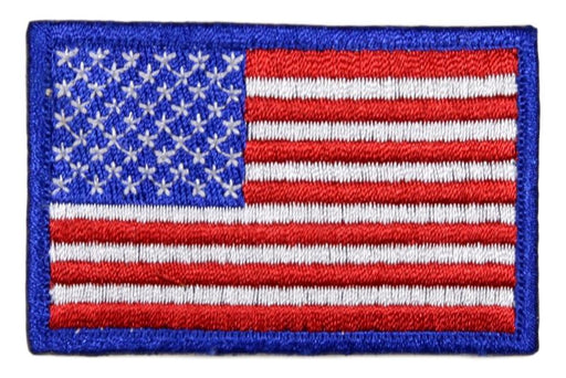 American Flag Embroidered Cut Edge 1970-1990s