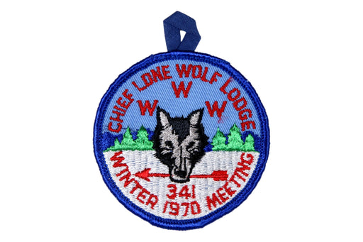 Lodge 341 Chief Lone Wolf Patch eR1970-5