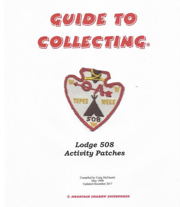Guide to Collecting Lodge 508 Activity Patches