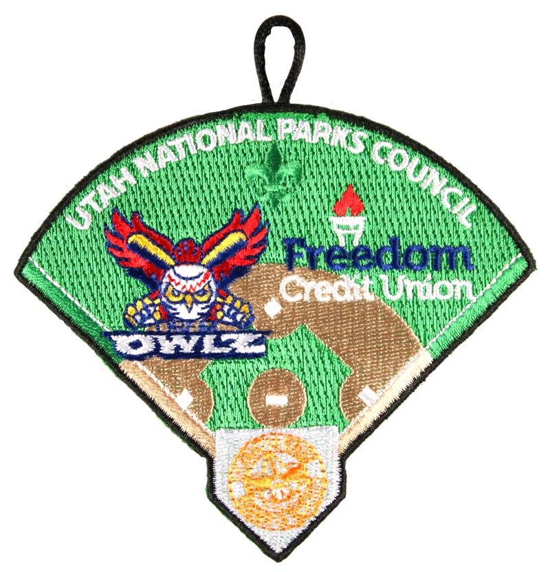 Utah National Parks Owls Base Ball Game Patch
