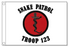 Retro Snake and Dagger Patrol Flag
