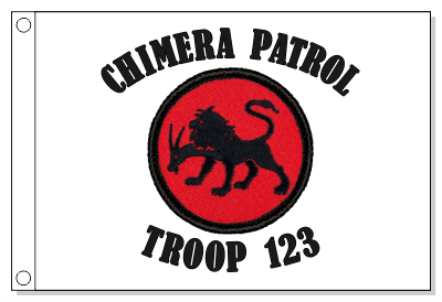 Retro Chimera Patrol Flag