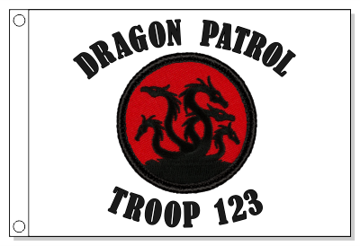 Retro Serpents Patrol Flag