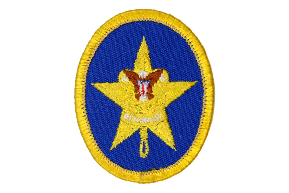 Star Rank Patch 1973-75 Clear Plastic Back — Eagle Peak Store