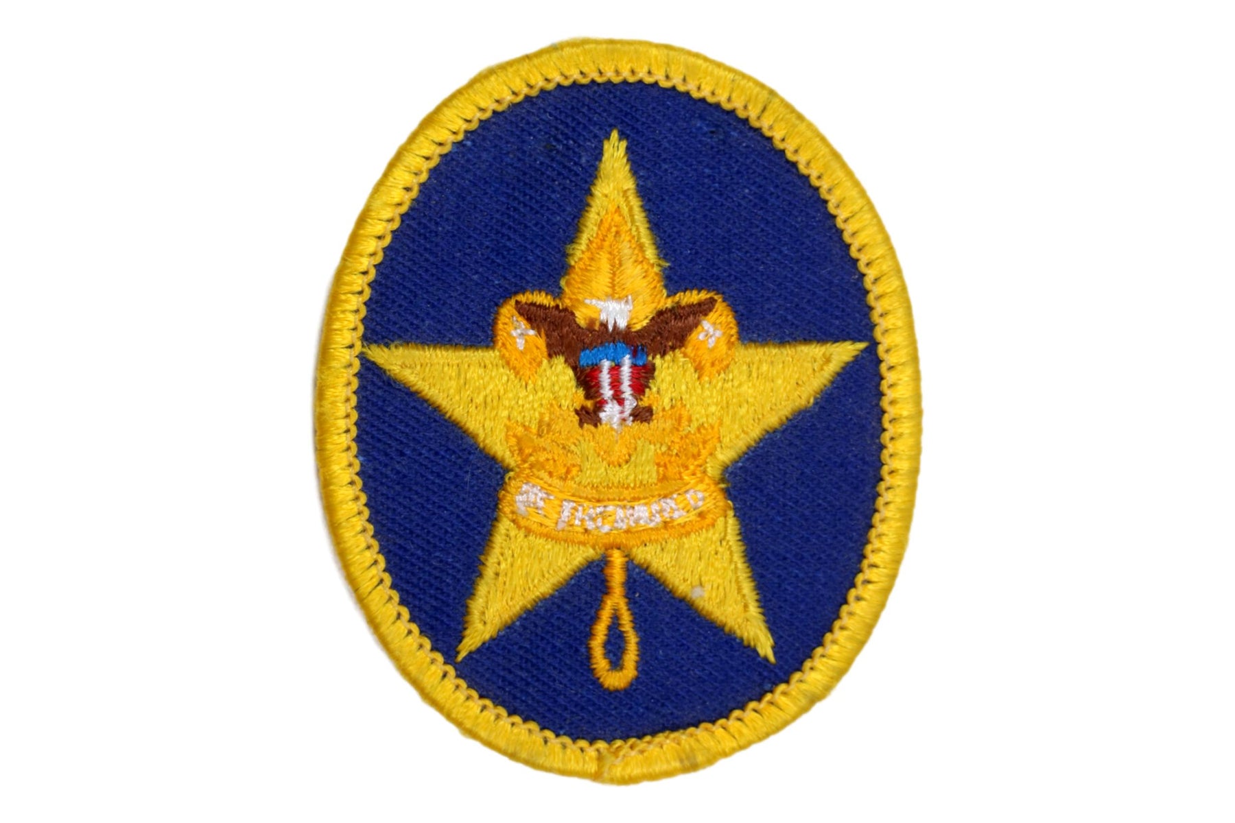 Star Rank Patch 1976-89 Type 16 Clear Plastic Back