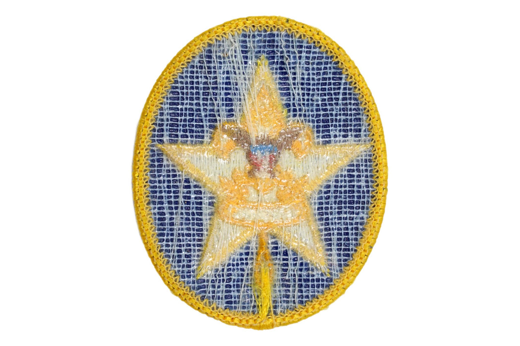 Star Rank Patch 1976-89 Plastic/Gauze Back