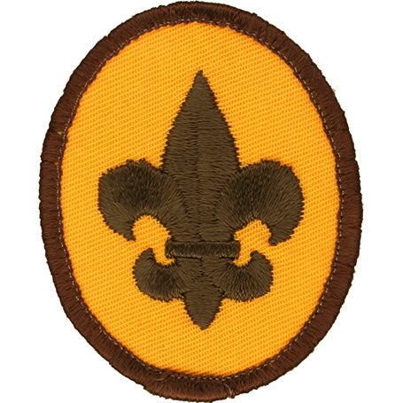 Boy Scout Rank Patch 1973-89 Plastic/Gauze Back