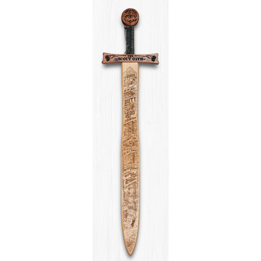 Scout Oath - Wooden Sword Wall Art