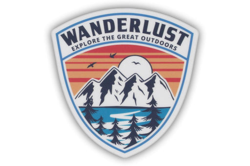 Wanderlust - Explore the Great Outdoors - Vinyl Sticker - Handmade