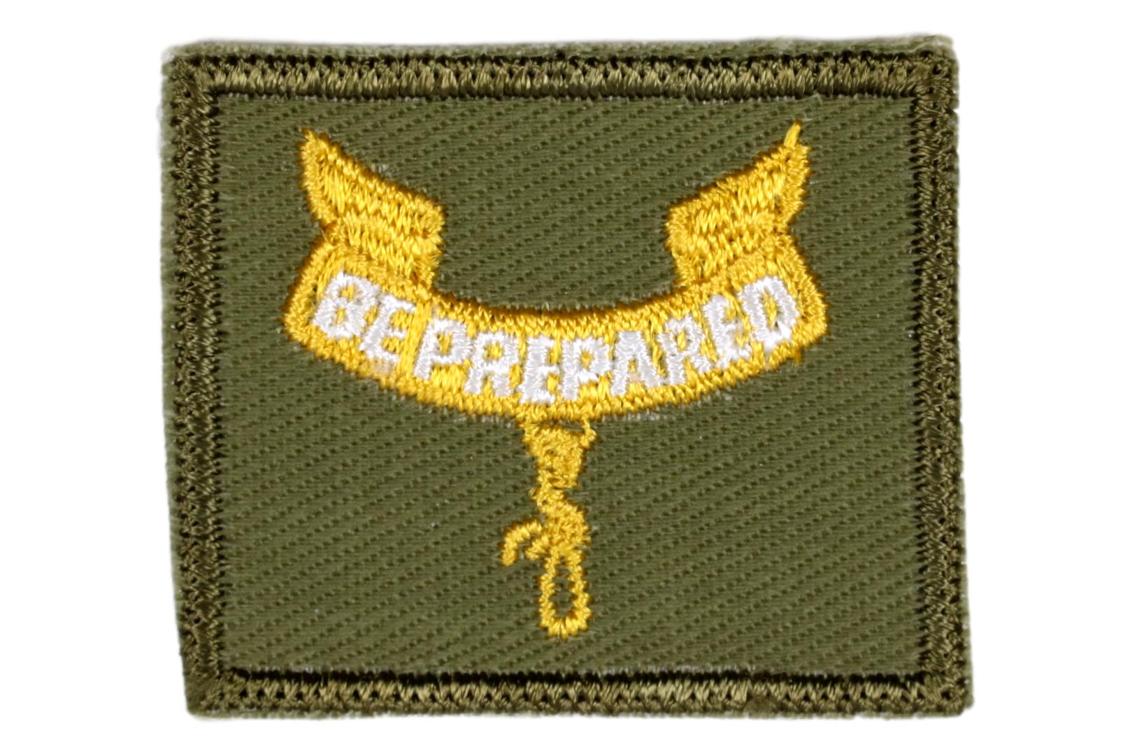 Second Class Rank Patch 1960s Type 9A Rough Twill Gauze Back