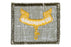 Second Class Rank Patch 1960s Type 9A Rough Twill Gauze Back