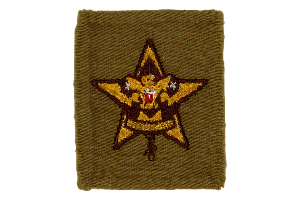 Star Rank Patch 1940s Type 10A