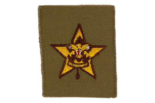 Star Rank Patch 1920s Type 8A