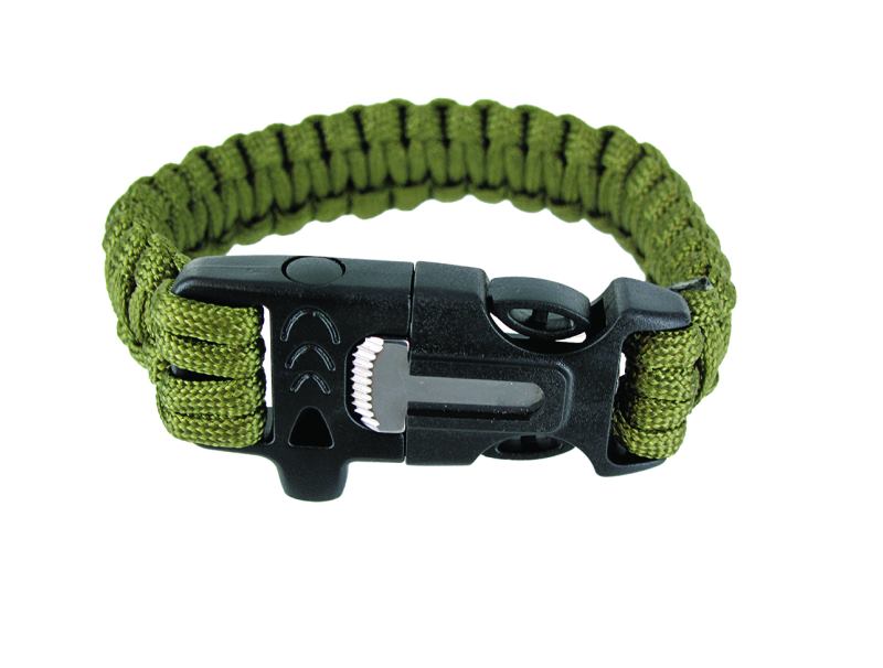 Survival Bracelet with Fire Striker