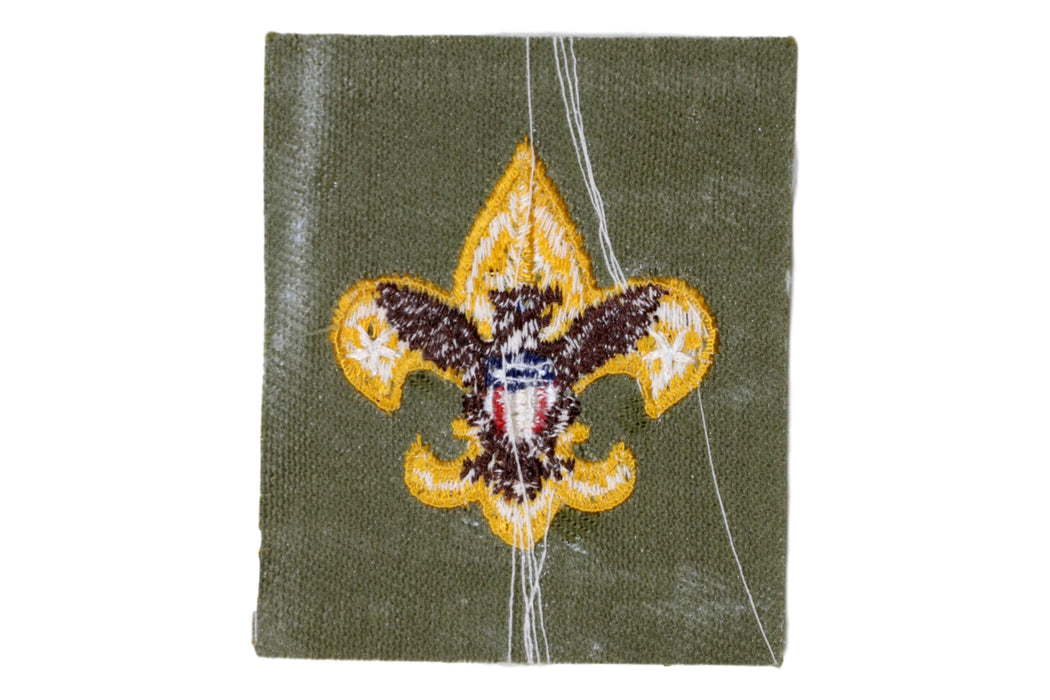 Tenderfoot Rank Patch 1950s Plain Back Type 5C