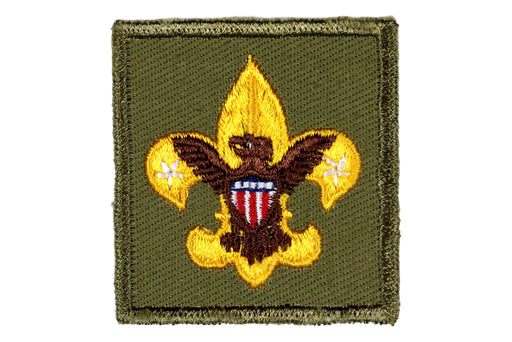Tenderfoot Rank Patch 1960s Type 7A Rough Twill Gauze Back