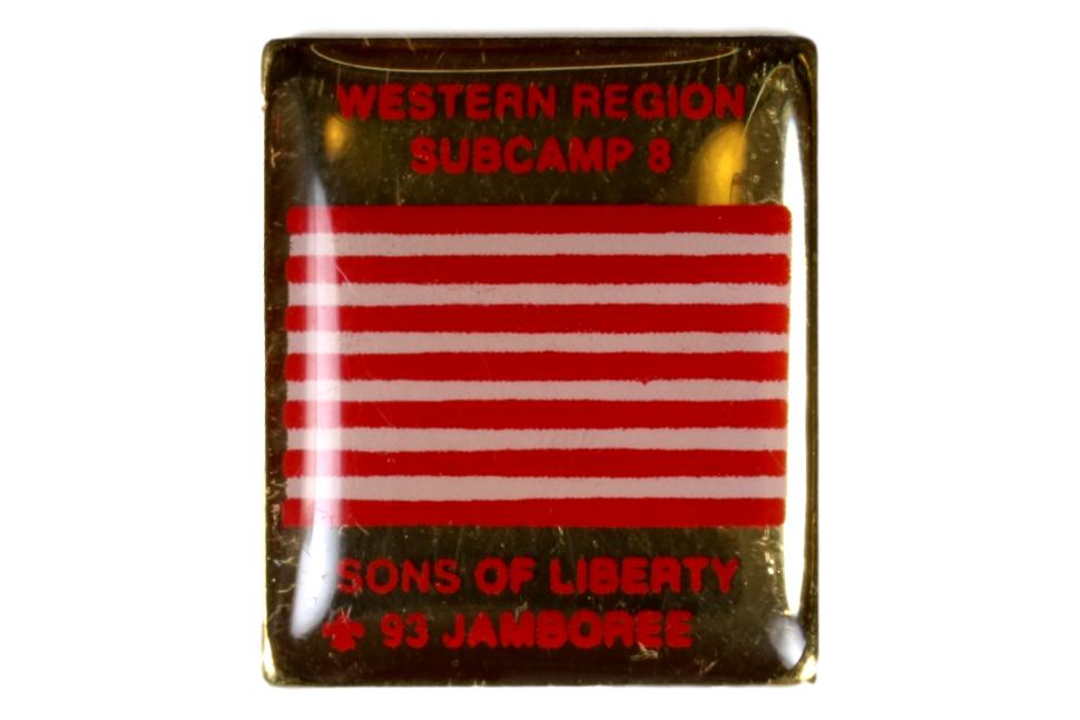 1993 NJ Subcamp 8 Pin Western Region