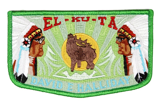 Lodge 520 El-Ku-Ta Flap S-New David E Halliday