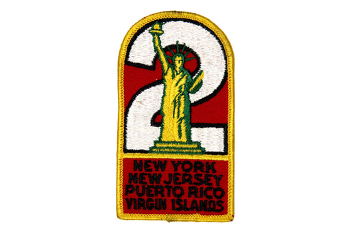 Region Two Patch Plastic Back