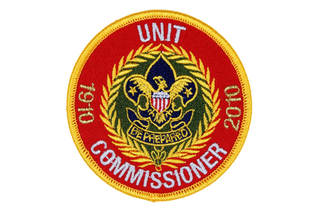 Unit Commissioner Patch 1910-2010 BSA Back