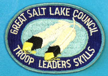 Great Salt Lake Troop Leaders Skills Patch