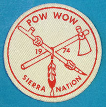 Sierra Nation Pow Wow 1974 Patch