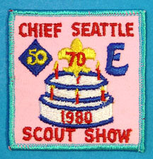 Chief Seattle Scout Show 1980 Patch