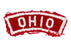 Ohio Red and White State Strip
