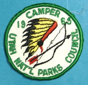 1965 Utah National Parks Camper Patch