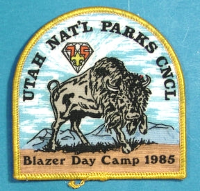 1985 Utah National Parks Blazer Day Camp Patch