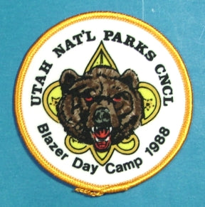 1988 Utah National Parks Blazer Day Camp Patch
