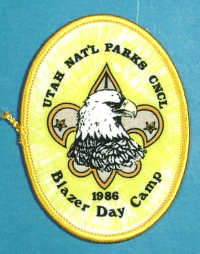 1986 Utah National Parks Blazer Day Camp Patch