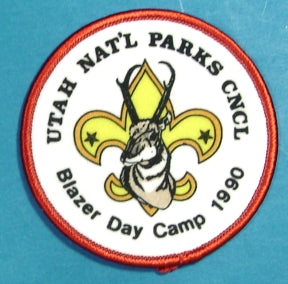 1990 Utah National Parks Blazer Day Camp Patch
