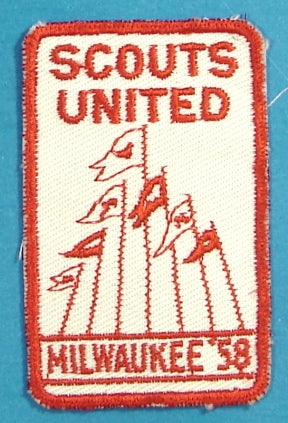 Milwaukee Camporee 1958 Scouts United Patch
