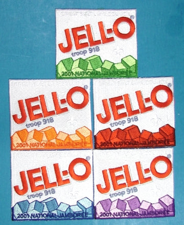 Great Salt Lake Patches 2001 NJ Jello Set