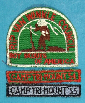 Tri-Mount Camp Patches '54 & "55