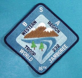 1987-88 WJ Western Region Troop 232 Patch