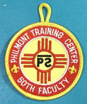 Philmont Training Center Patch 50th Faculty