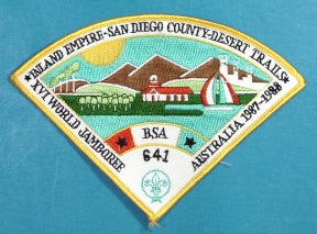 1987-88 WJ Patch USA Troop 641
