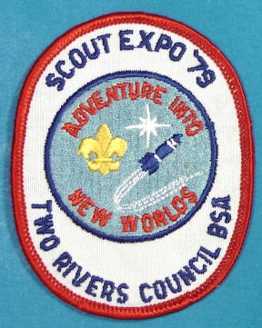 Two Rivers Patch Scout Expo 1979