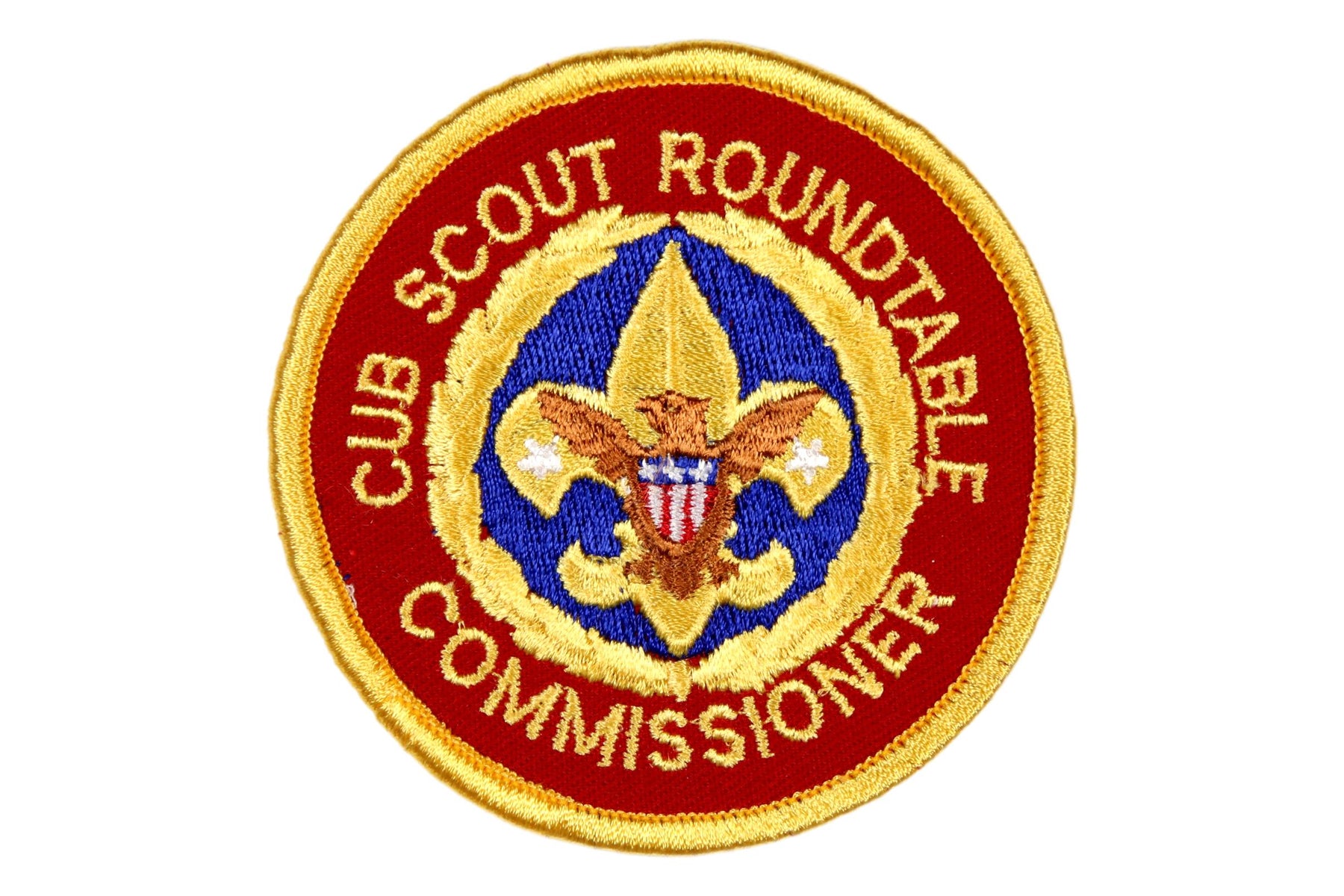 Cub Scout Roundtable Commissioner Patch 1980s