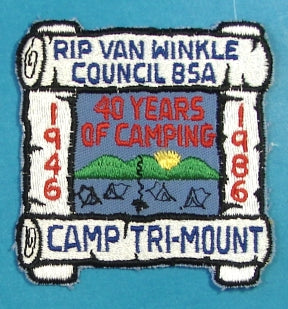 Tri-Mount Camp Patch 1986