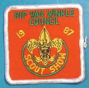 Rip Van Winkle Scout Show Patch 1987