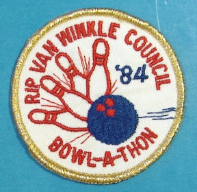 Rip Van Winkle Bowl-A-Thon Patch 1984