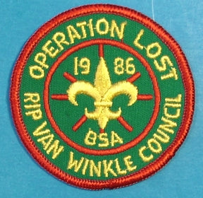 Rip Van Winkle Operation Lost Patch 1986