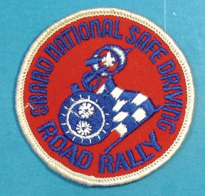 Grand National Safe Driving Road Rally Patch